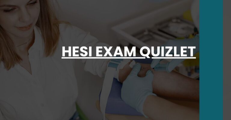 HESI Exam Quizlet Feature Image