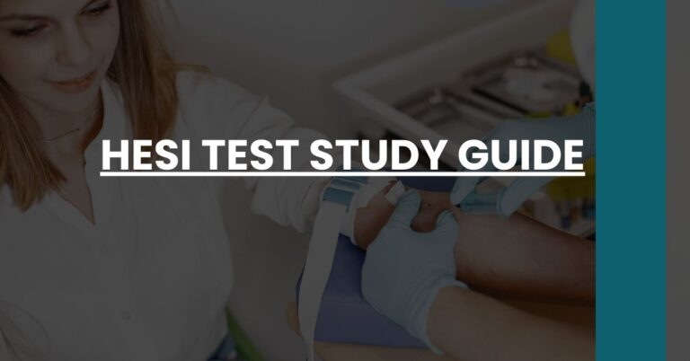 HESI Test Study Guide Feature Image
